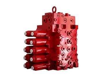 Válvula multi 224L/Min Maximum Flow HLMX15R de la manera del equipo hidráulico del color rojo